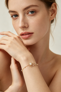 North Star Shooting Star Pearl Bracelet